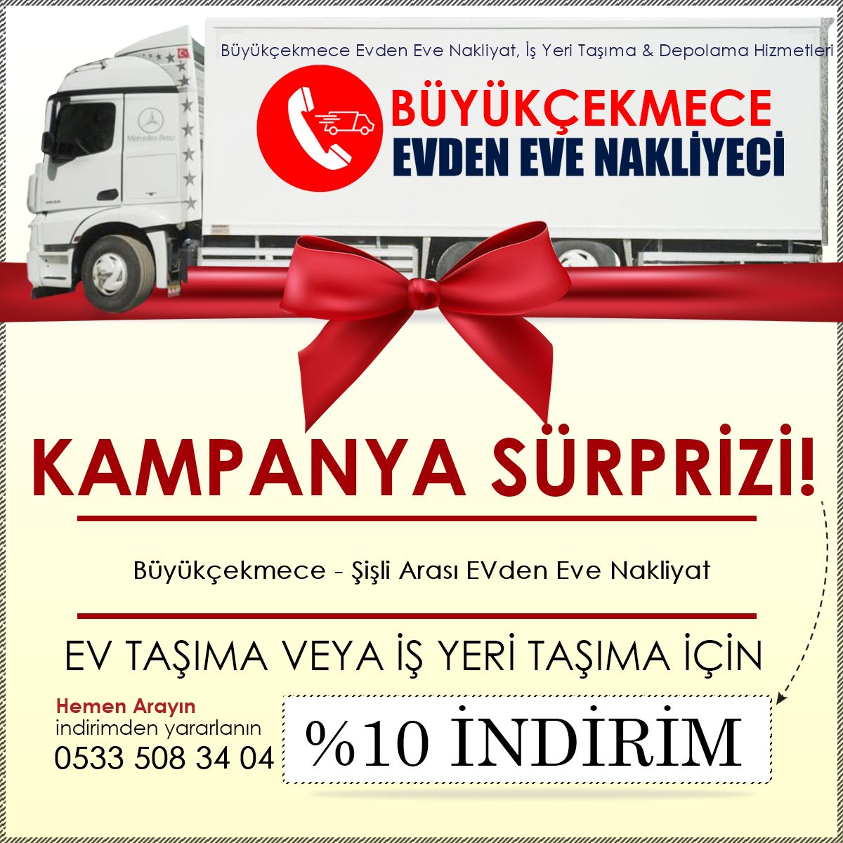 Büyükçekmece - Şişli Arası EVden Eve Nakliyat